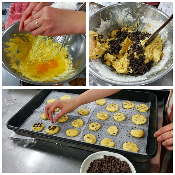 초코칩 쿠키 만드는 봉사단